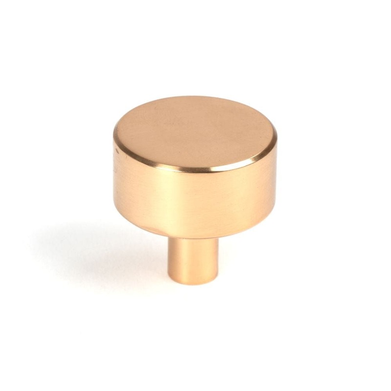 From The Anvil – Polished Bronze Kelso Cabinet Knob – 32mm (No rose)