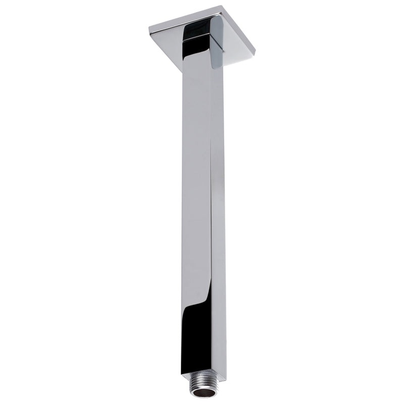 Square Ceiling Drop Down Shower Arm 450mm – Chrome