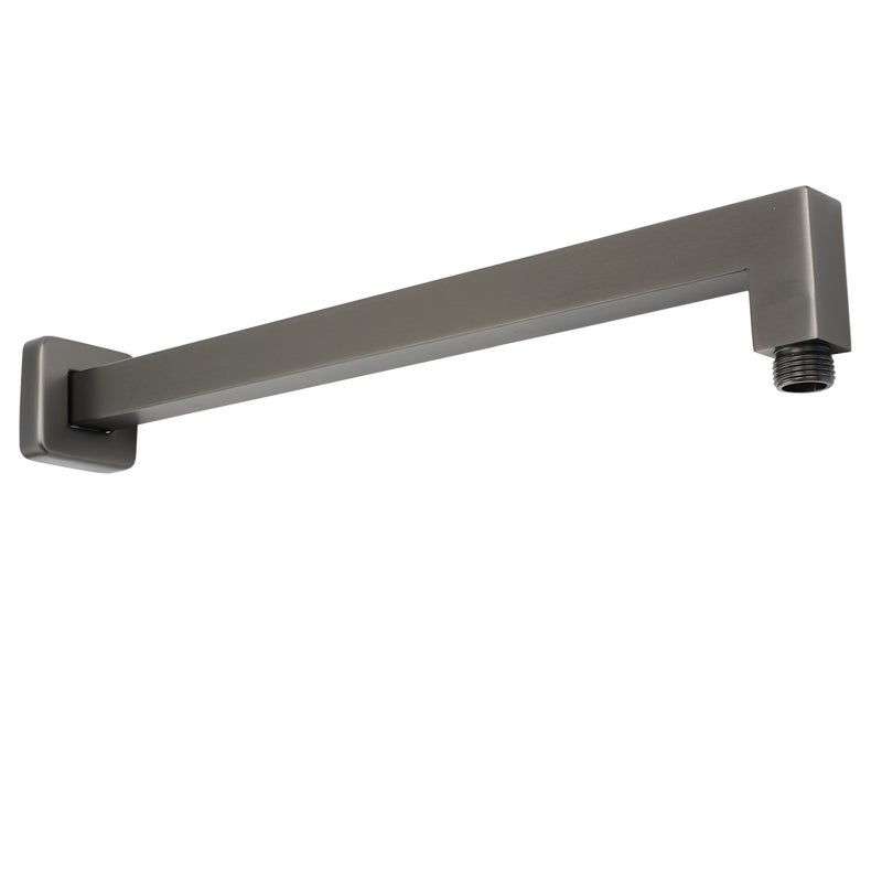 Square Horizontal Shower Arm – Gunmetal