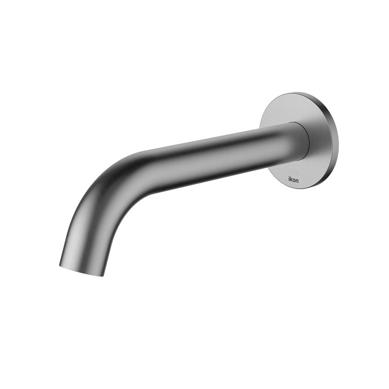 Coral Curved Wall Spout – Brushed Nickel