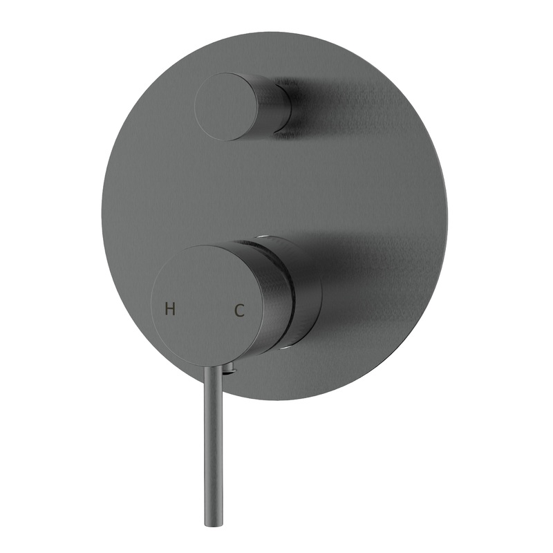Coral II Wall Mixer Diverter – Gunmetal