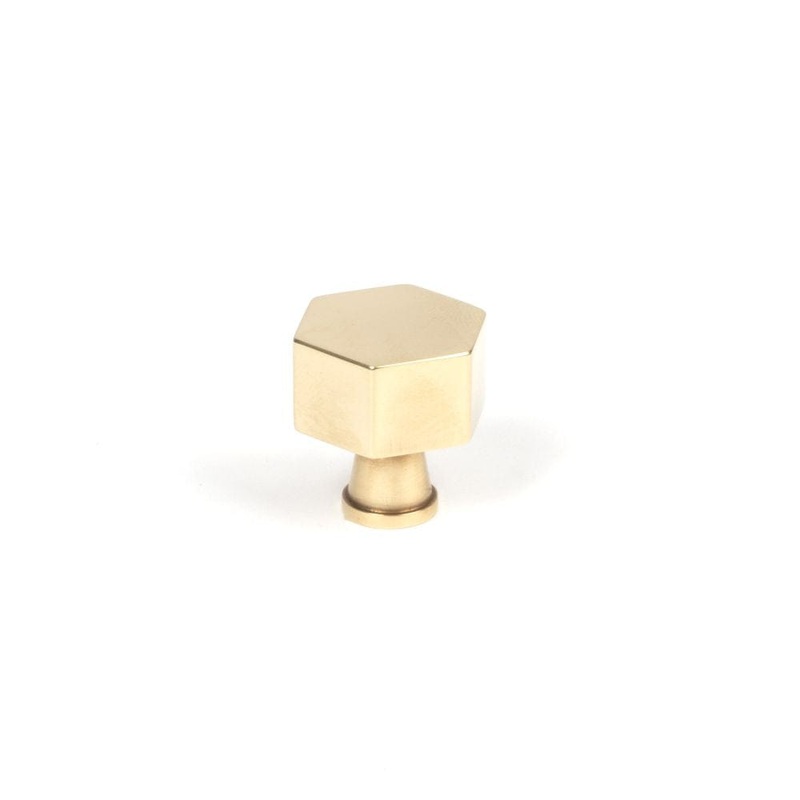 From The Anvil – Aged Brass Kahlo Cabinet Knob – 25mm