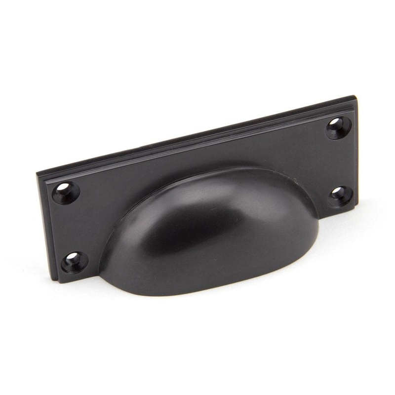 From The Anvil – Aged Bronze Art Deco Drawer Pull