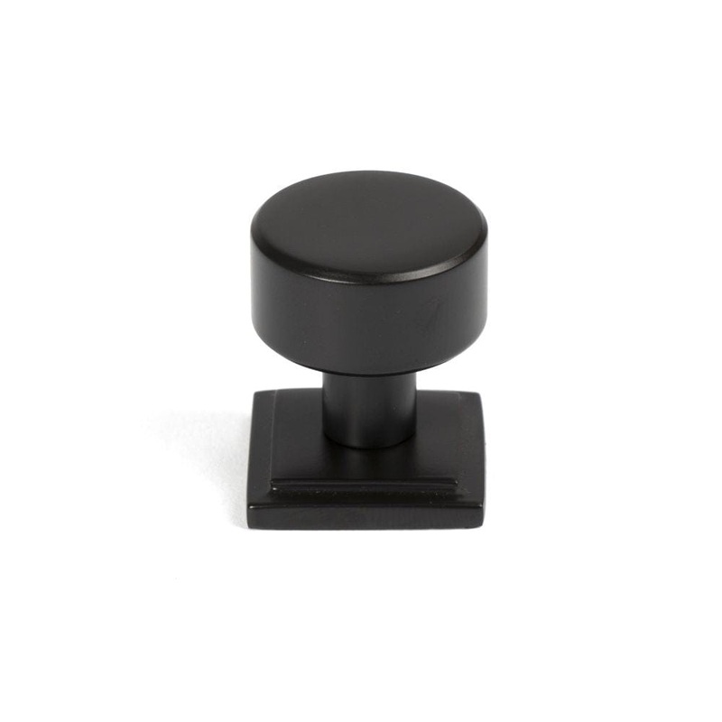 From The Anvil – Aged Bronze Kelso Cabinet Knob – 25mm (Square)