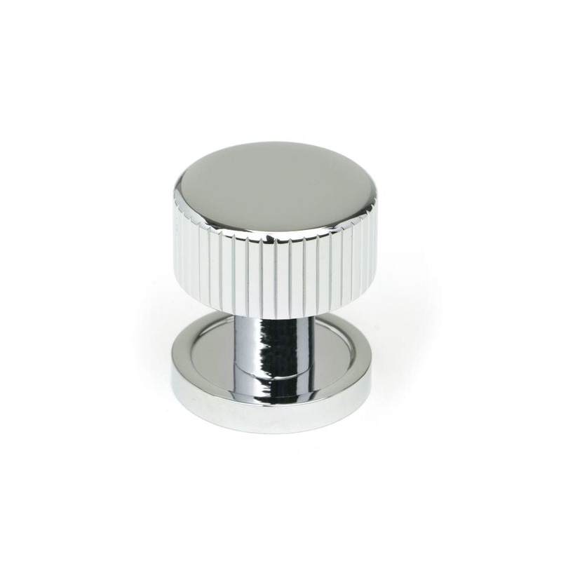 From The Anvil – Polished Chrome Judd Cabinet Knob – 25mm (Plain)