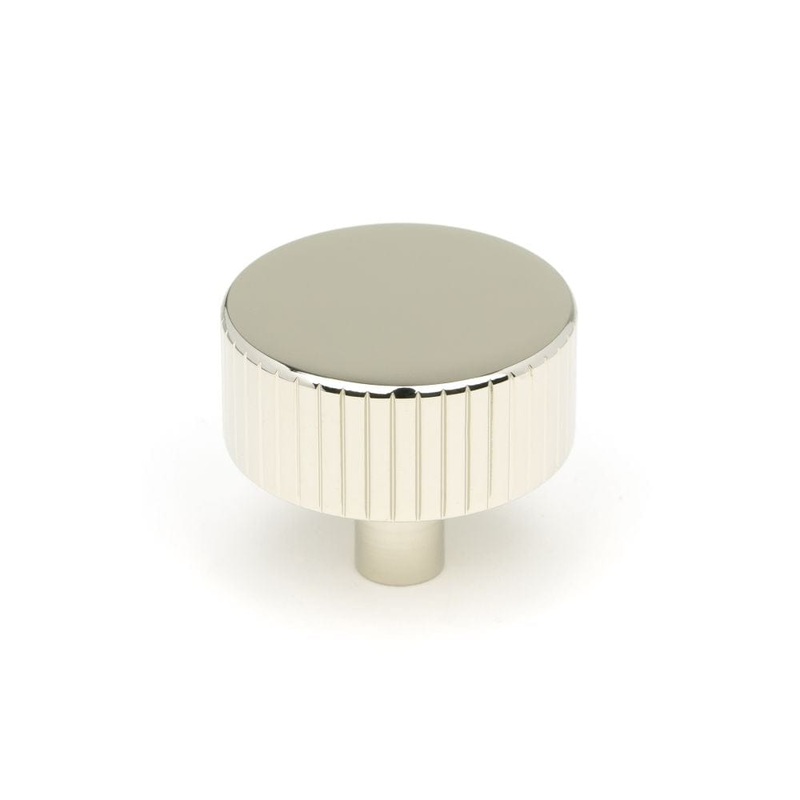 From The Anvil – Polished Nickel Judd Cabinet Knob – 38mm (No rose)