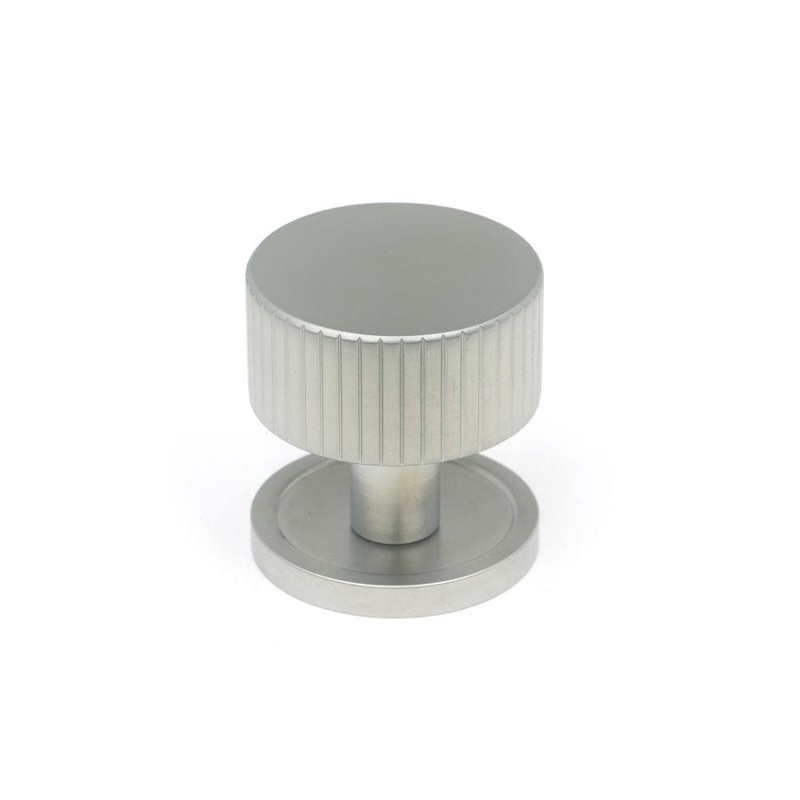 From The Anvil – Satin Chrome Judd Cabinet Knob – 32mm (Plain)