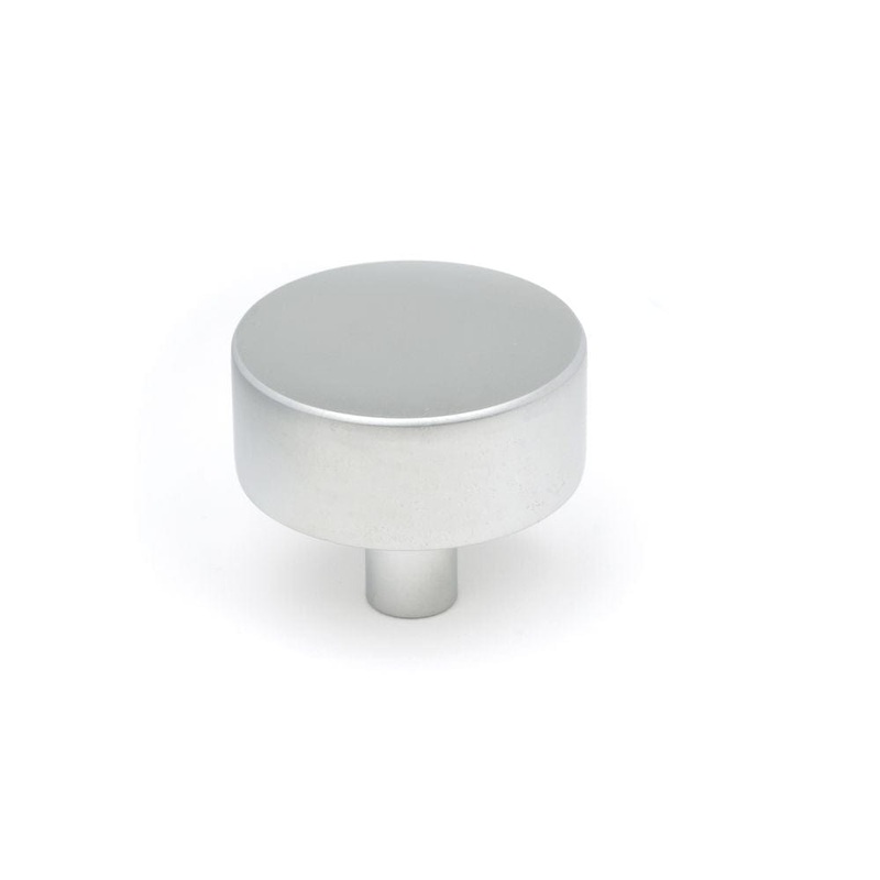 From The Anvil – Satin Chrome Kelso Cabinet Knob – 38mm (No rose)