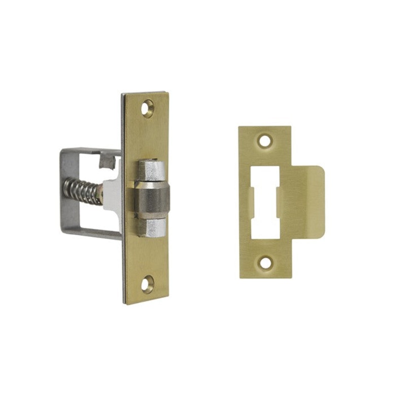Adjustable Tongue Roller Latch – Brushed Gold