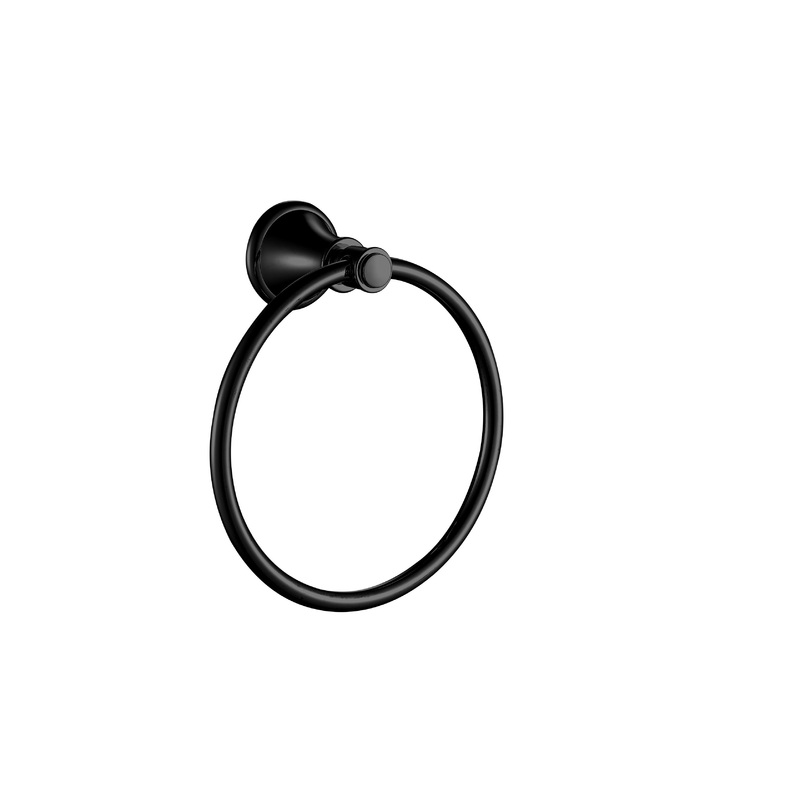 Birmingham Towel Ring – Matt Black