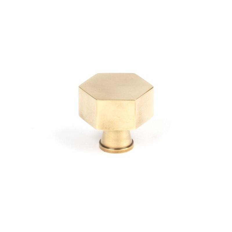 From The Anvil – Aged Brass Kahlo Cabinet Knob – 32mm