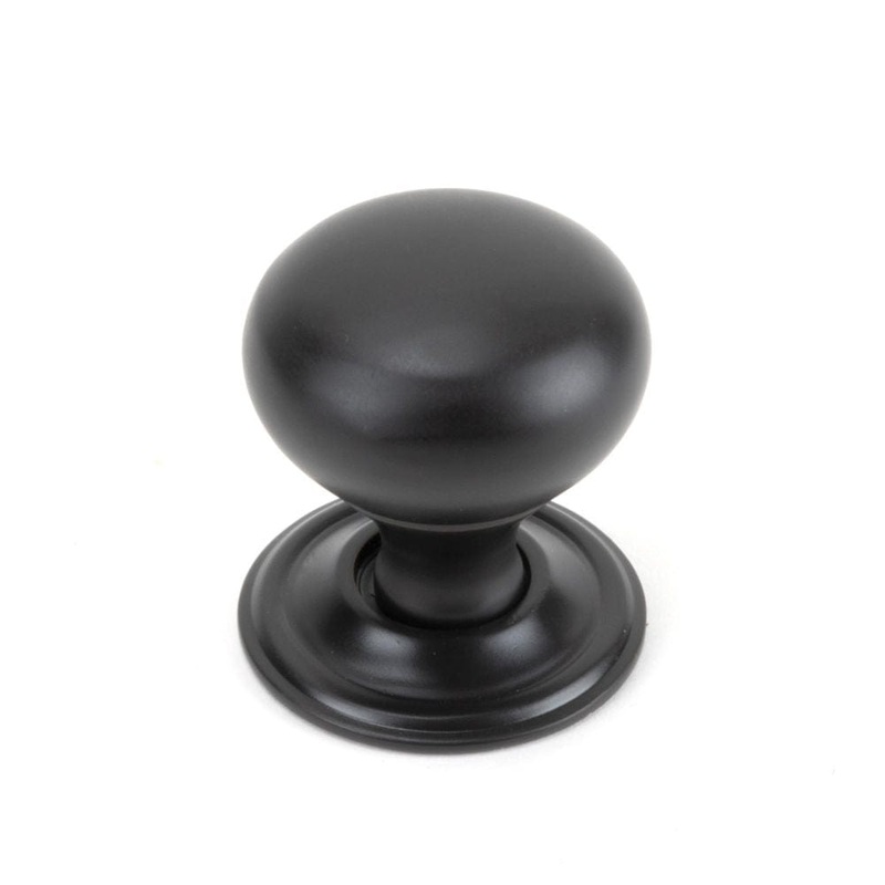 From The Anvil – Aged Bronze Mushroom Cabinet Knob 32mm