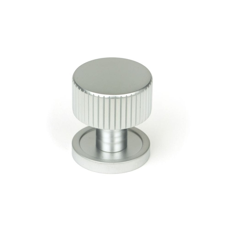 From The Anvil – Satin Chrome Judd Cabinet Knob – 25mm (Plain)