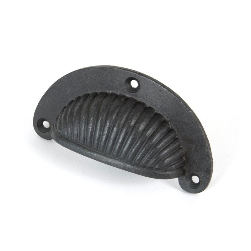 From The Anvil – Beeswax 3″ Flower Drawer Pull