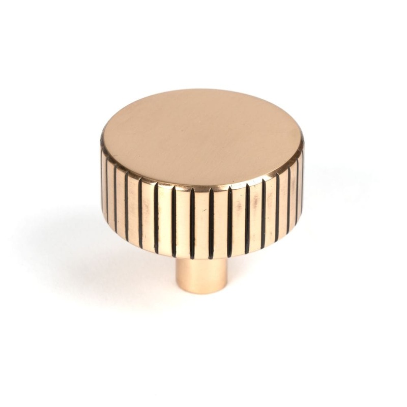 From The Anvil – Polished Bronze Judd Cabinet Knob – 38mm (No rose)
