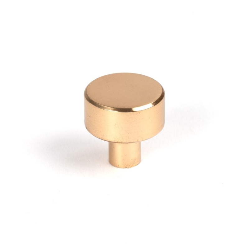 From The Anvil – Polished Bronze Kelso Cabinet Knob – 25mm (No rose)