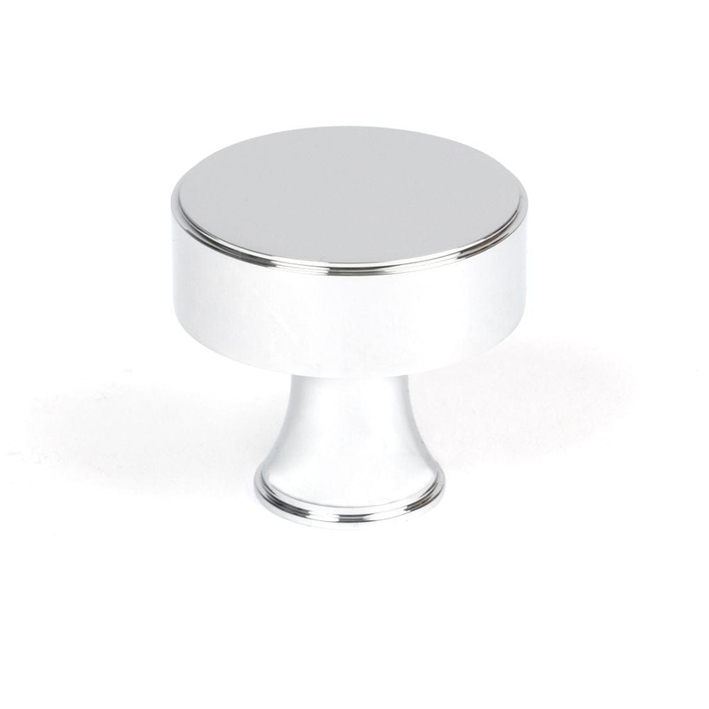 From The Anvil – Polished Chrome Scully Cabinet Knob – 38mm