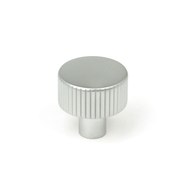 From The Anvil – Satin Chrome Judd Cabinet Knob – 25mm (No rose)