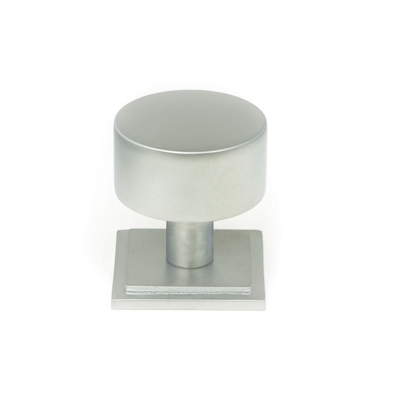 From The Anvil – Satin Chrome Kelso Cabinet Knob – 32mm (Square)