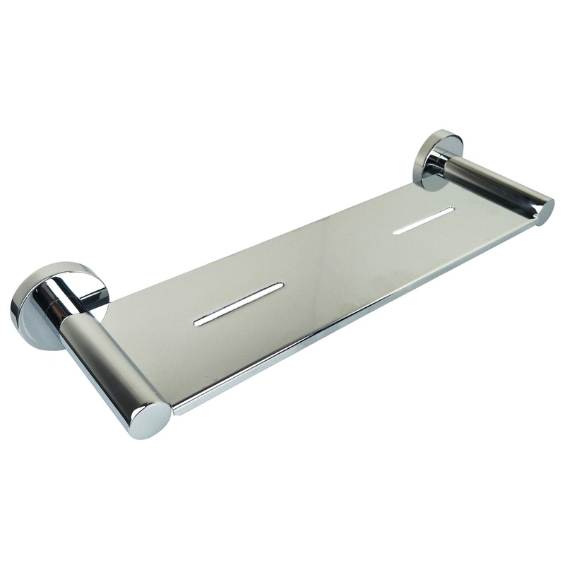 Round Metal Shelf – Chrome