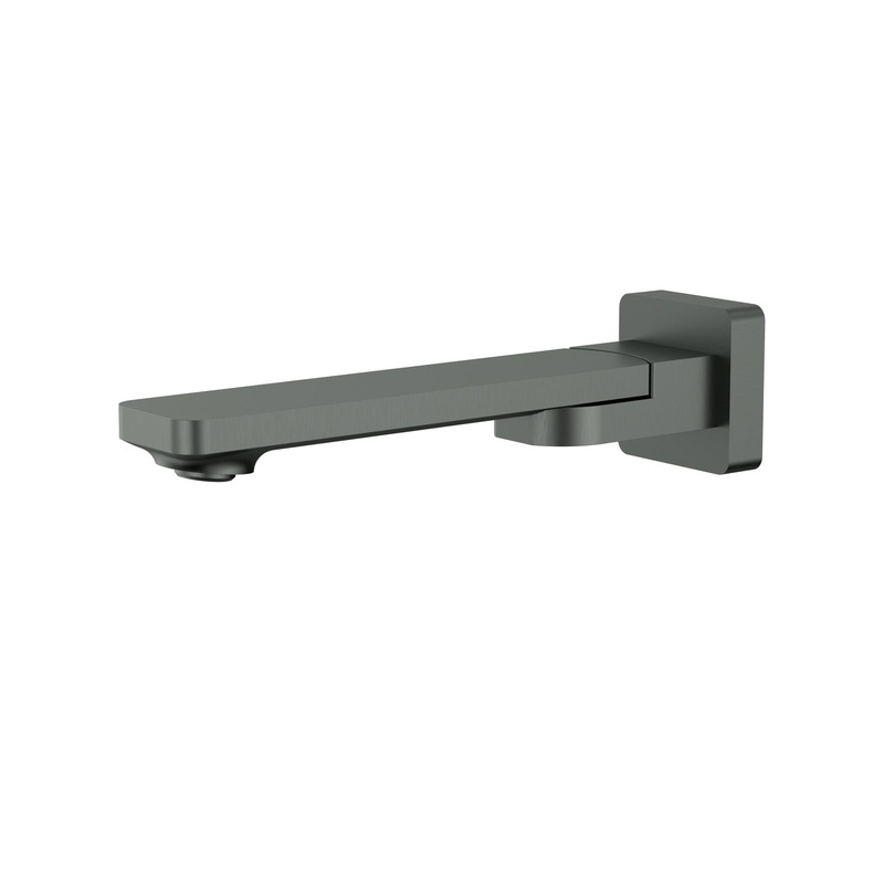 Square Swivel Bath Spout – Gunmetal