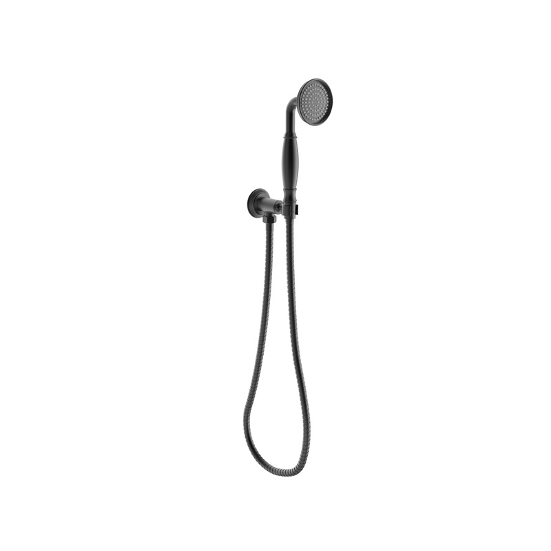 Birmingham Classical Shower On Bracket – Matt Black