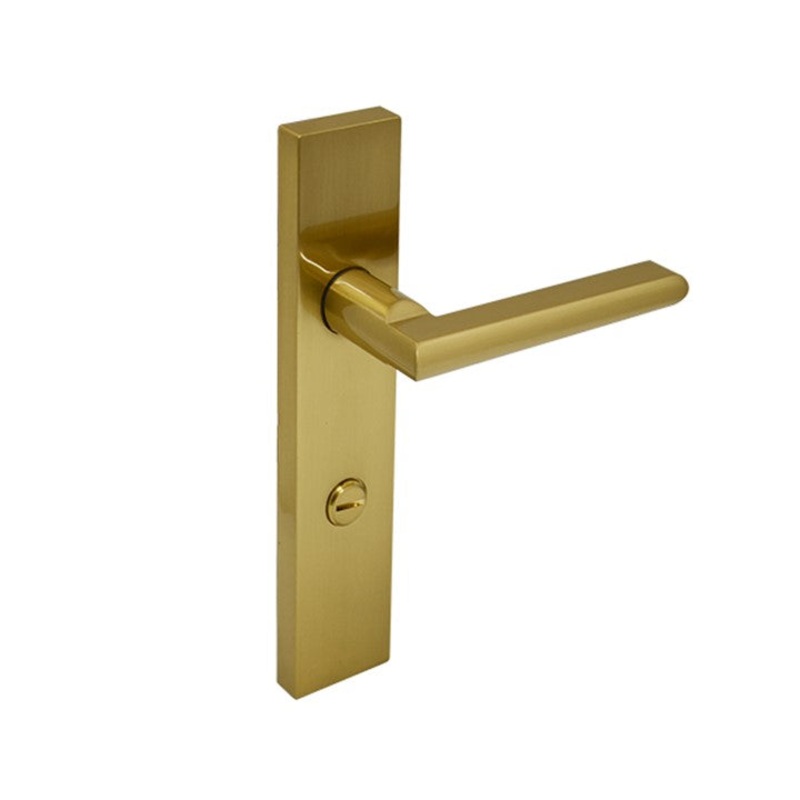Brushed Gold Door Privacy Lever Set – Coomera Series