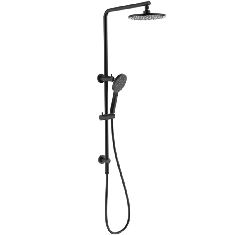 Coral Combo Shower Set – Matt Black