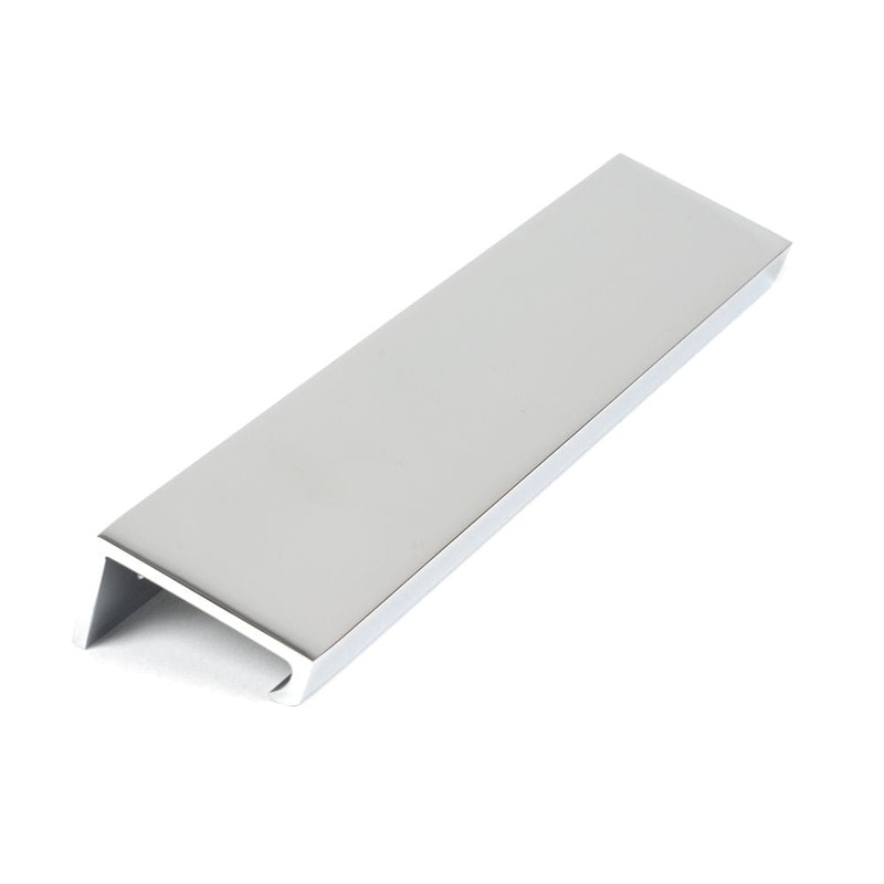 From The Anvil – Polished Chrome 200mm Plain Edge Pull