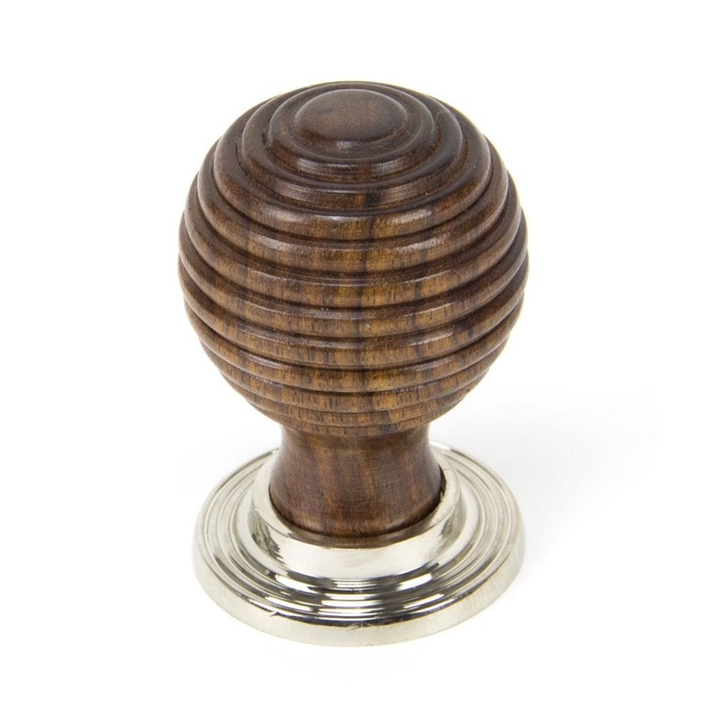 From The Anvil – Rosewood and PN Beehive Cabinet Knob 38mm