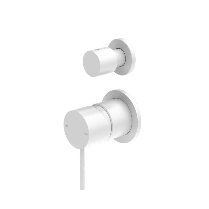 Penelle Shower & Bath Mixer Diverter – Matt White