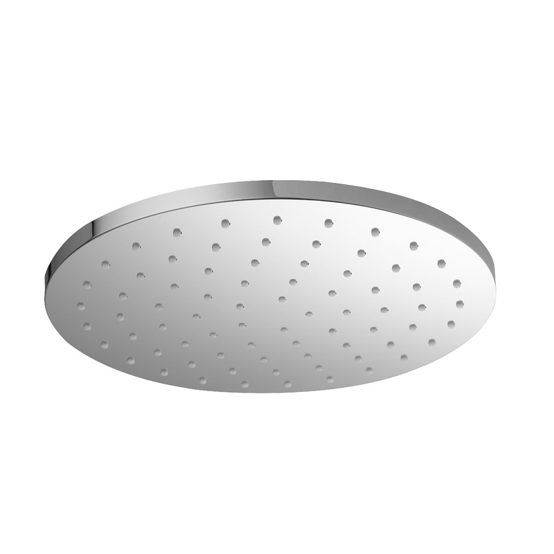 Round ABS Plastic Shower Head  250mm – Chrome