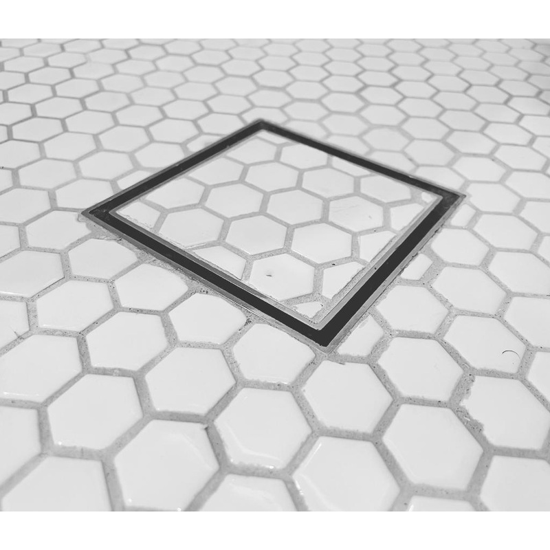 Square Tile Insert Floor Waste – 100mm