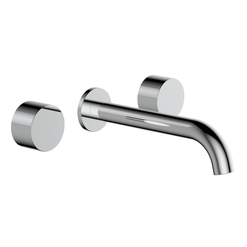 Tania 1/4 Turn Bath & Wall  Set – Chrome