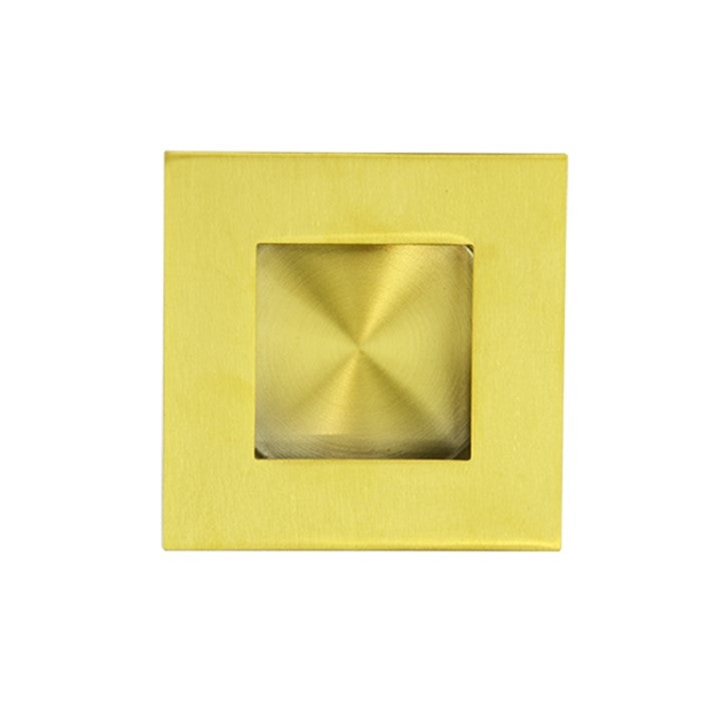 70mm Sliding Flush Pull – Brushed Gold