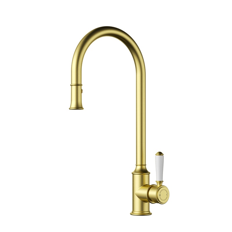 Birmingham Deluxe Pull Out Sink Mixer – Brushed Gold