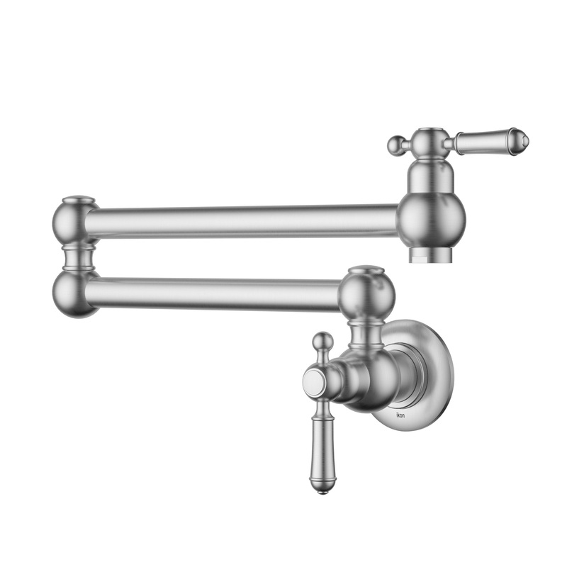 Birmingham Pot Filler – Brushed Nickel