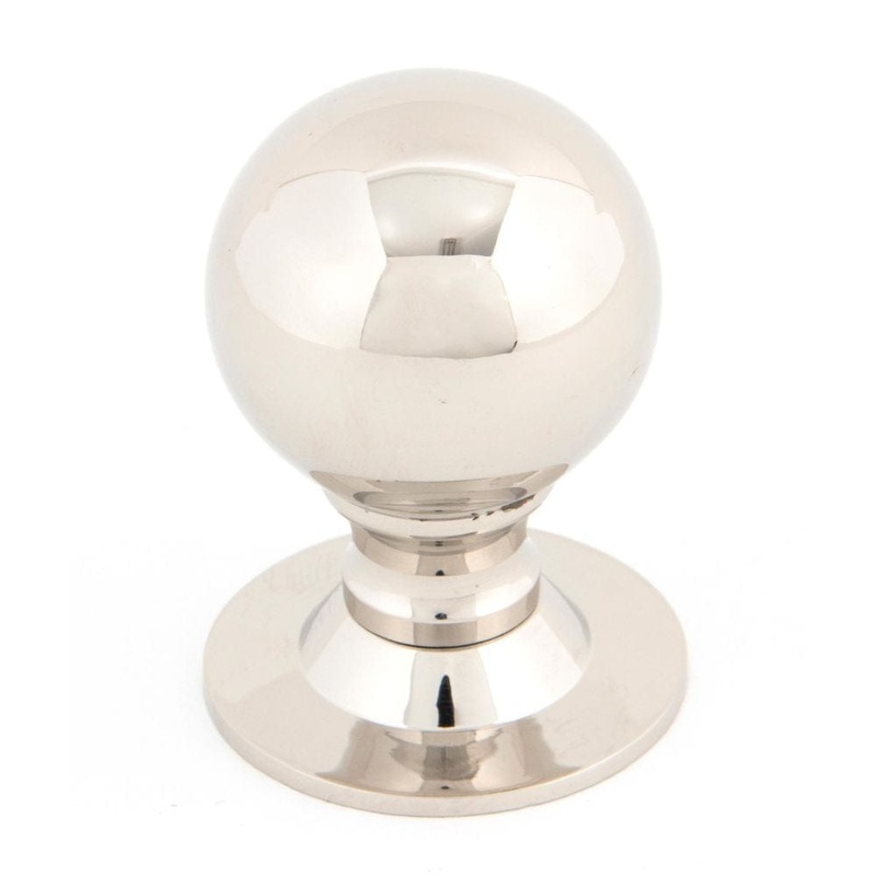 From The Anvil – Polished Nickel Ball Cabinet Knob 39mm