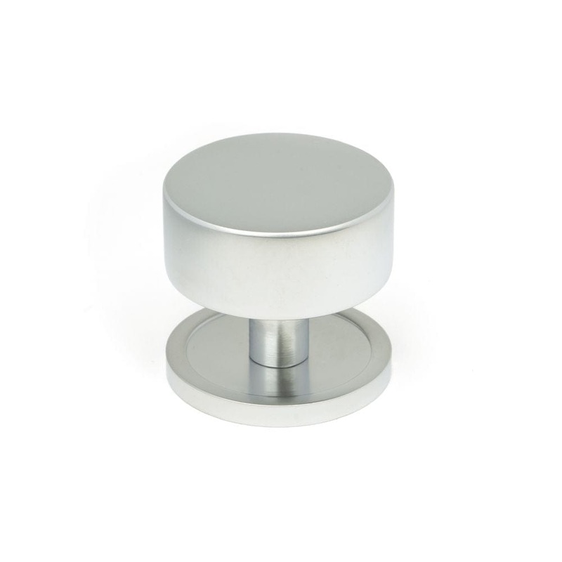 From The Anvil – Satin Chrome Kelso Cabinet Knob – 38mm (Plain)