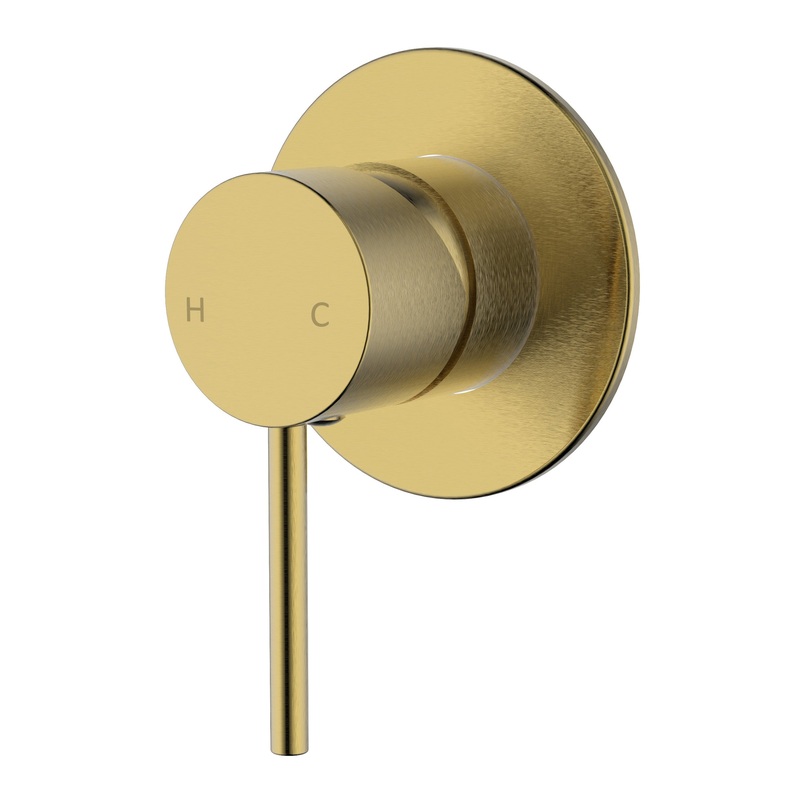 Pacifica Wall Mixer – Brushed Gold