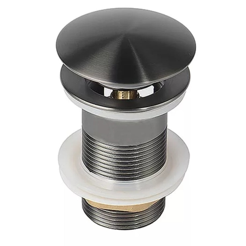 Pop Up Plug & Waste 32mm No Overflow – Gunmetal