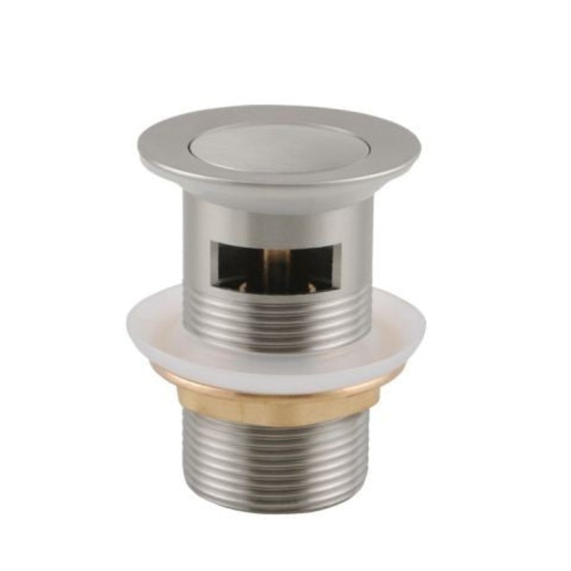 Pop Up Plug & Waste 32mm With Overflow – Brushed Nickel
