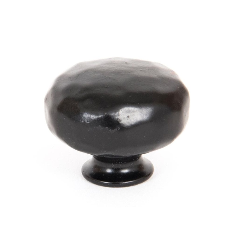 From The Anvil – Black Elan Cabinet Knob – Large