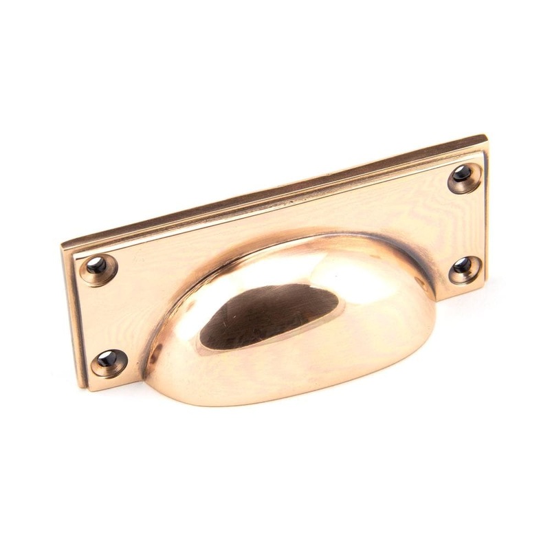 From The Anvil – Polished Bronze Art Deco Drawer Pull