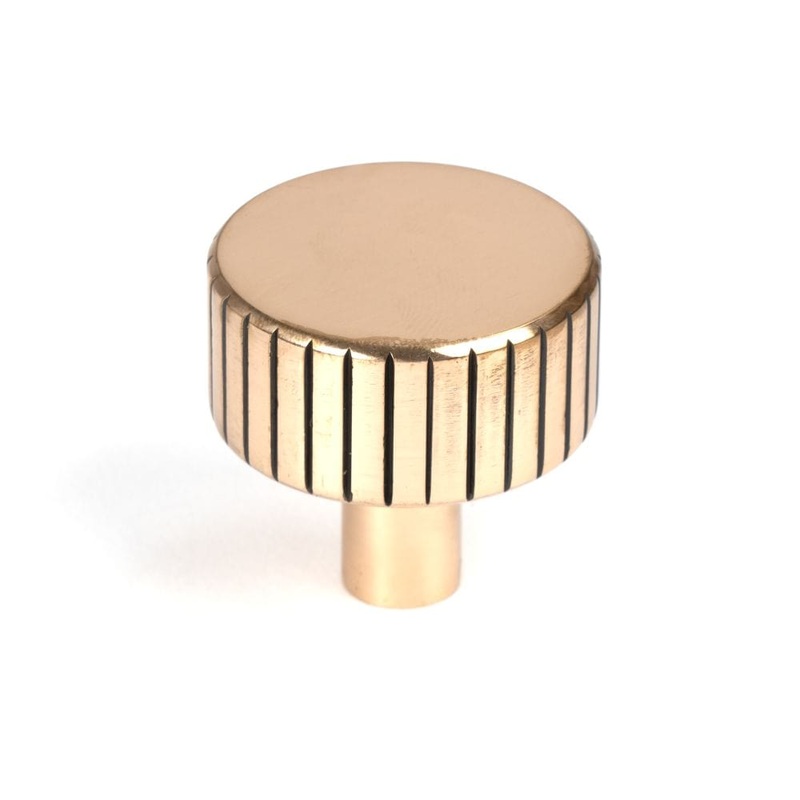 From The Anvil – Polished Bronze Judd Cabinet Knob – 32mm (No rose)