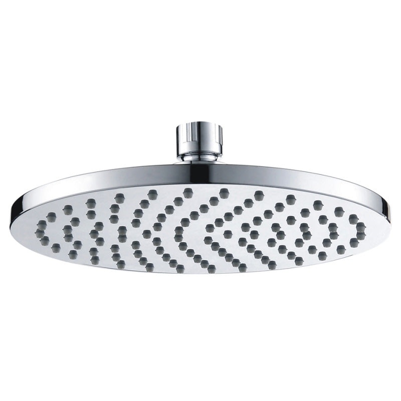 Round ABS Plastic Shower Head  200mm – Chrome