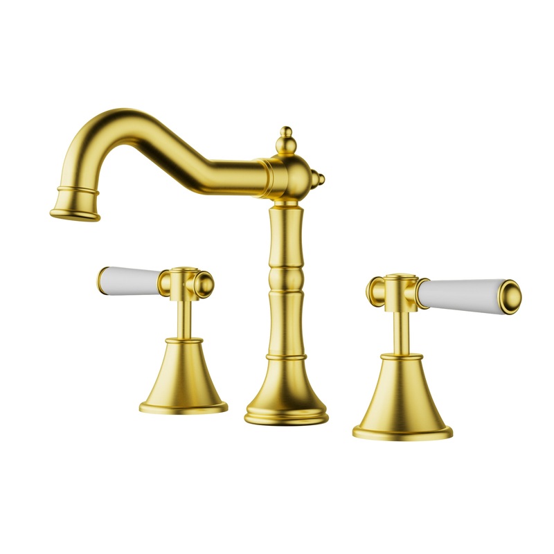 Birmingham Classical Basin Set – Brushed Gold