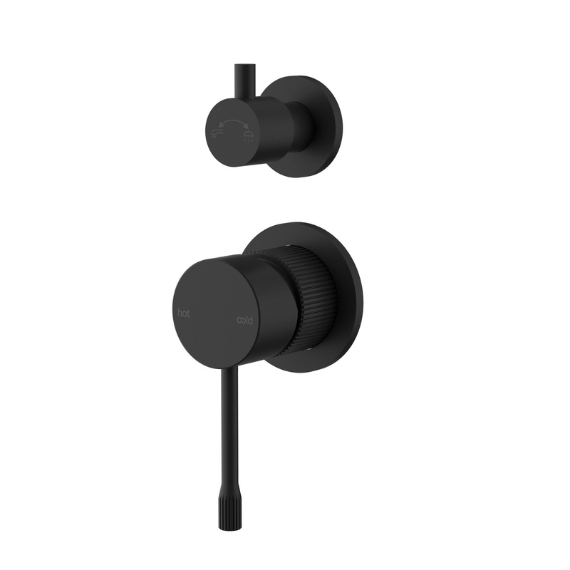 Bronte Shower & Bath Mixer Diverter – Matt Black