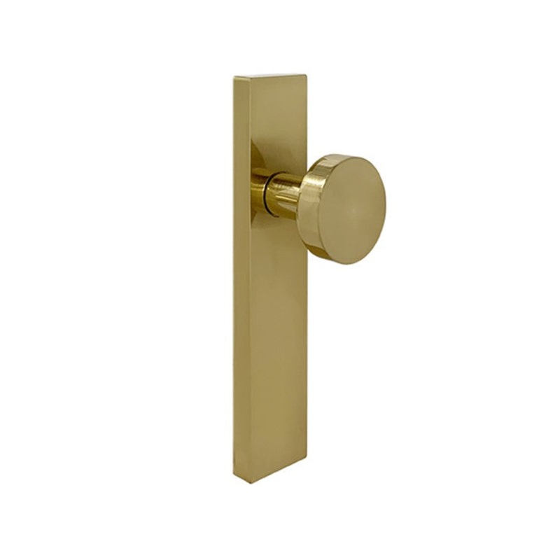Brushed Gold Finish Dummy Door Knob – Jasper Series
