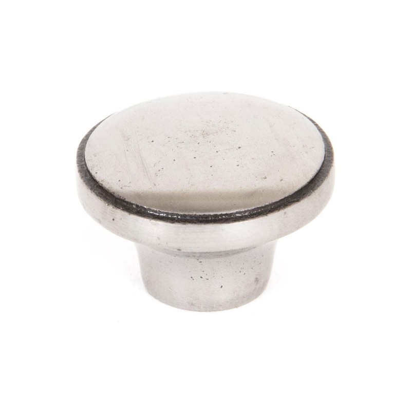 From The Anvil – Natural Smooth Ribbed Cabinet Knob